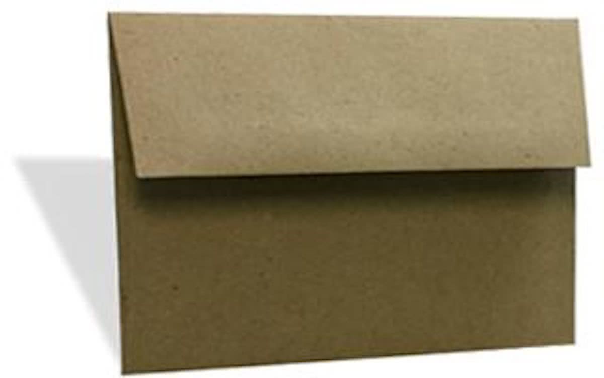 Bruine Enveloppen 13.0x9.2cm (50 Stuks) [EB30]